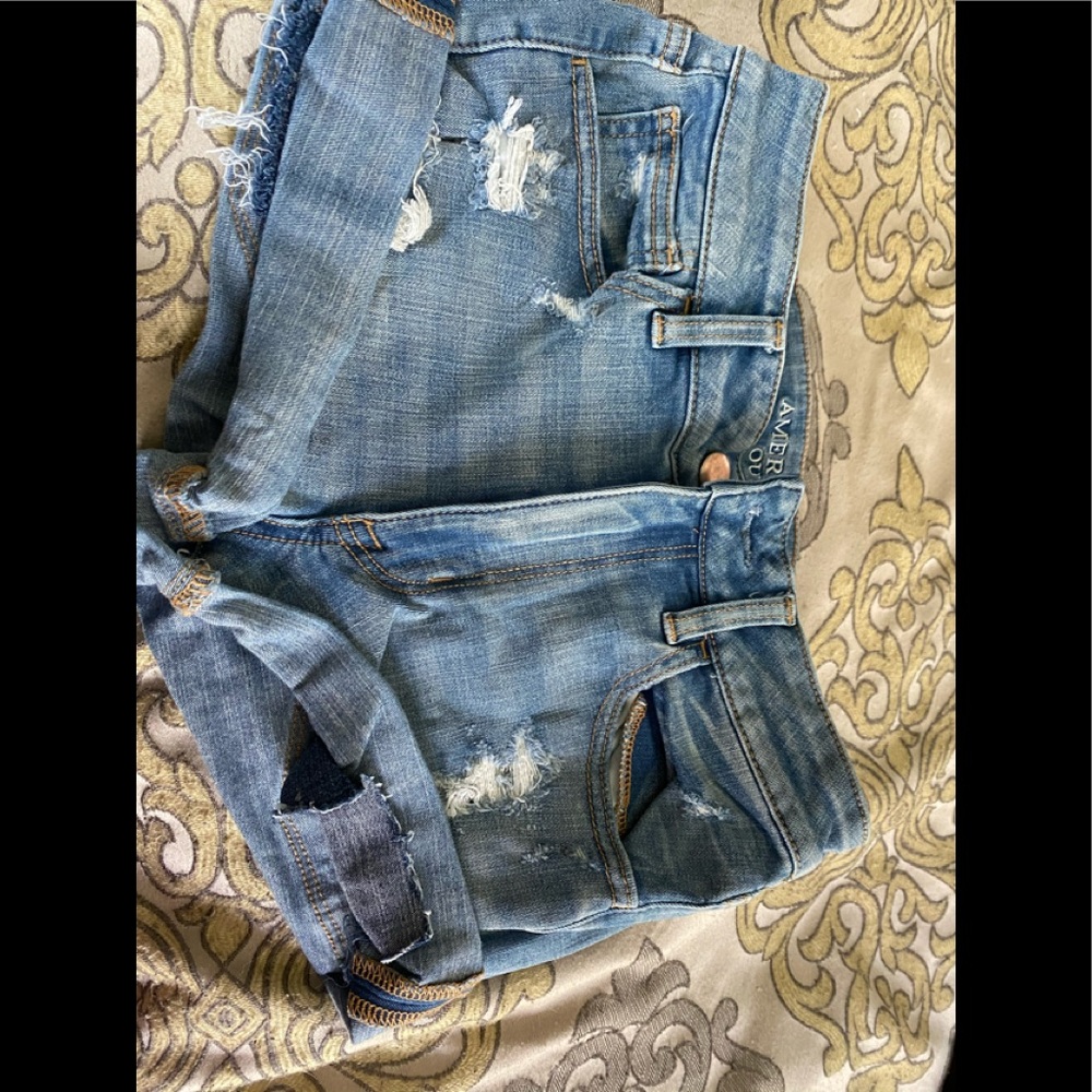 Denim shorts